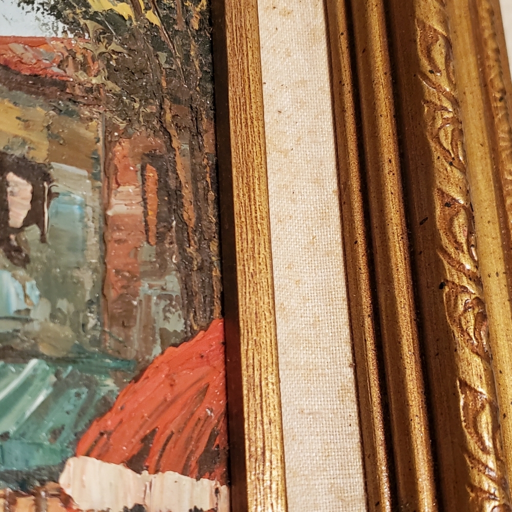 Oil Painting Original Signed Henri Henry Rogers Impressionism Solid Wood Frame - Picture 10 of 17